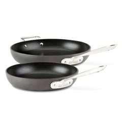 All-Clad E7859064 HA1 Hard Anodized Nonstick Fry Pan Cookware Set, 10 inch and 2